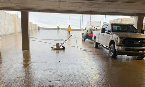 Parking Garage Washing