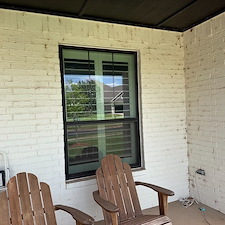 Revitalizing-House-Wash-of-painted-brick-house-in-Oklahoma-City 1
