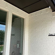 Revitalizing-House-Wash-of-painted-brick-house-in-Oklahoma-City 2